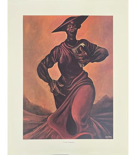 アーニーバーンズ　スリーシスター Amazon.co.jp: Singin' Sistahs print by Ernie Barnes 20 x 14 in. by
